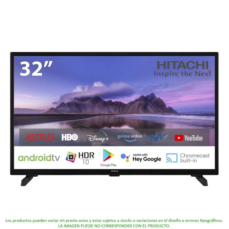 Hitachi 32hae2250 Televisor 32'' Lcd Direct Led Hd Ready Smart Tv 500hz  Hdmi Usb Grabador Y Reproductor Multimedia con Ofertas en Carrefour