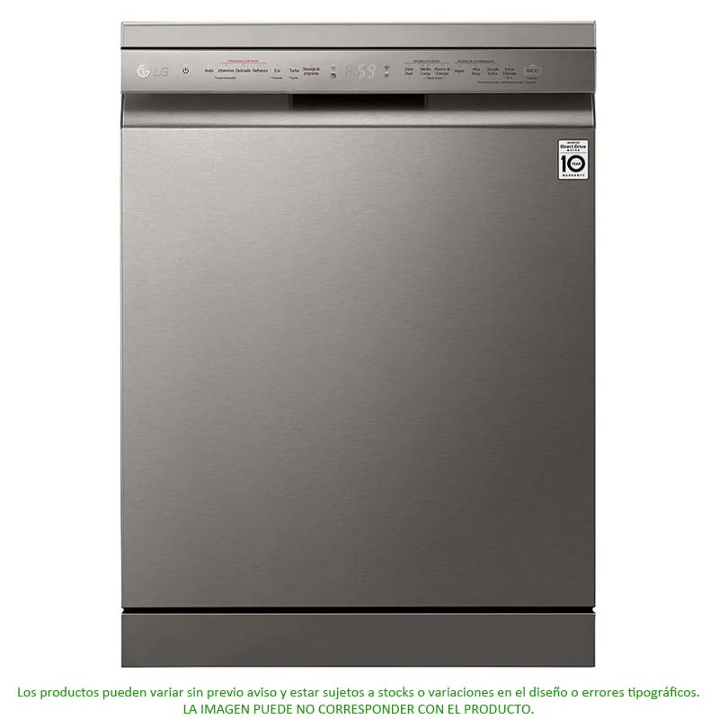 ⭐ Lavavajillas LG DF222FPS ⭐ 14 servicios lavado a vapor
