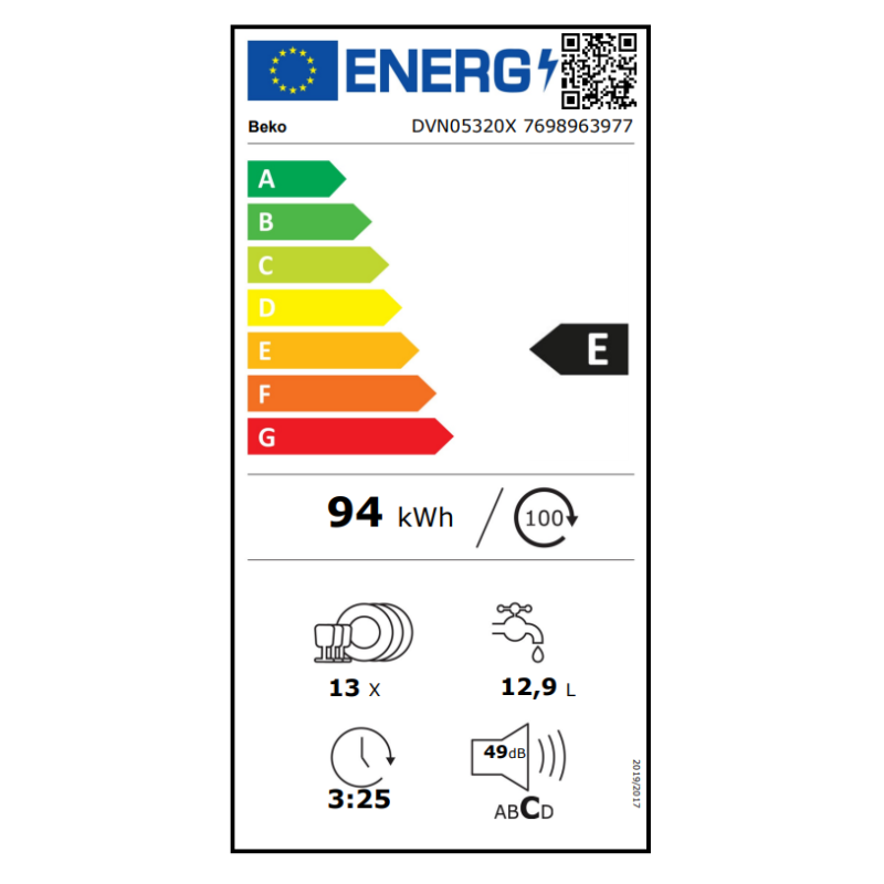 LVJ. Beko DVN05320X 5P INOX